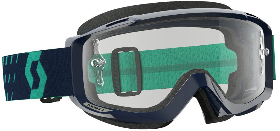 SCOTT Split Otg Goggle Blue/Teal W/Clear Works Lens 262599-5572113