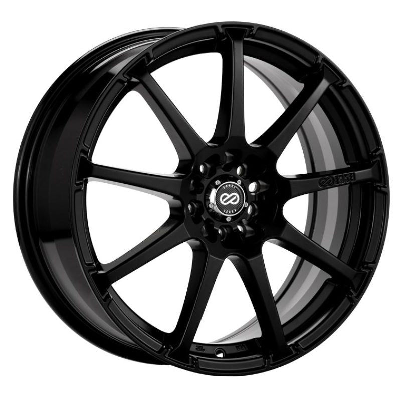 Enkei EDR9 17x7 5x100/114.3 45mm offset 72.6 Bore Diameter Black Wheel 441-770-0245BK