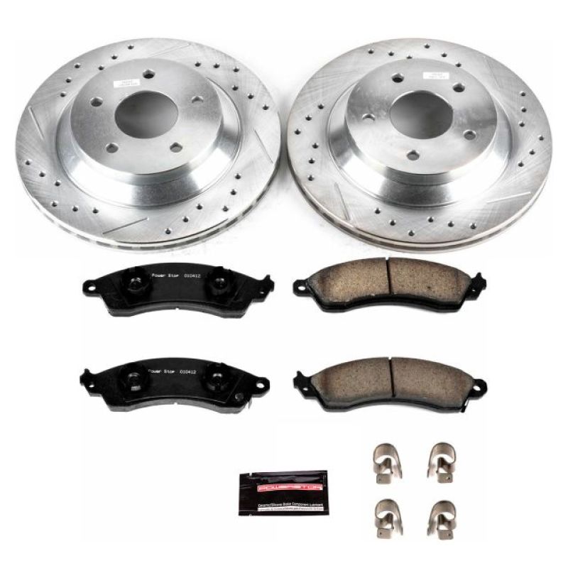 Power Stop 88-95 Chevrolet Corvette Front Z23 Evolution Sport Brake Kit K1517