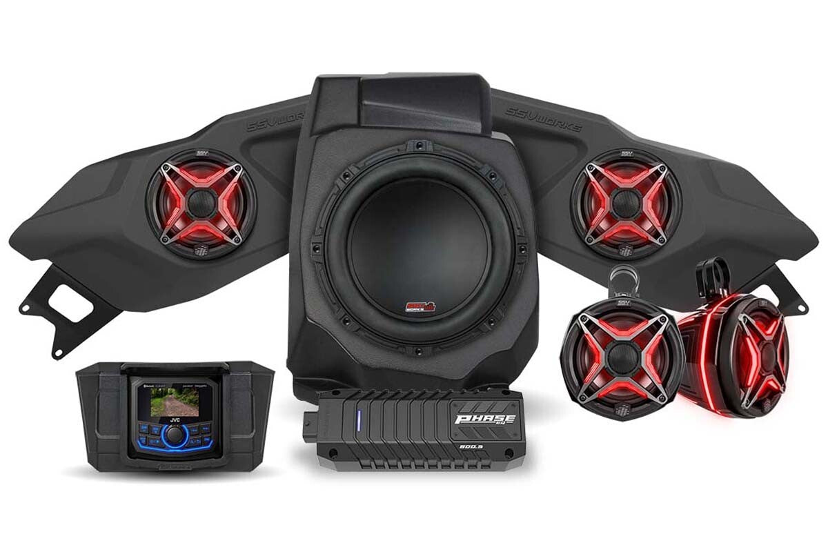 SSV WORKS 5 Speaker Kit Phase Eq W/ Jvc Controller RZ5-Q5V1