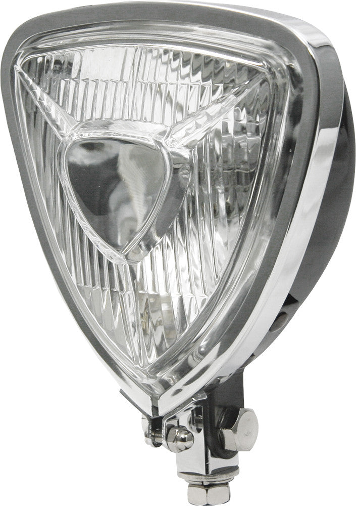WEST-EAGLE Triangle Headlight Black 5841-BK