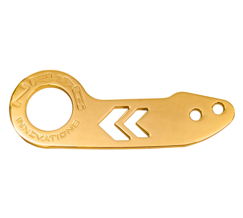 NRG Universal Rear Tow Hook - Gold Dip TOW-110GD