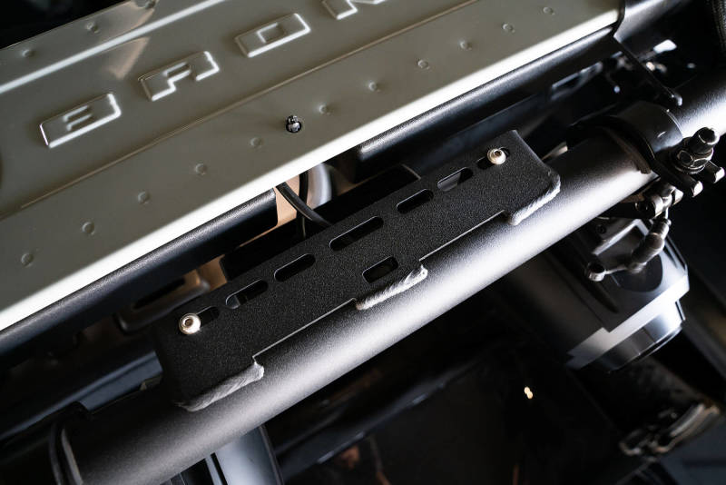 DV8 Offroad 21-22 Ford Bronco 4dr Rear Speaker & Light Mount Bar BRSB-01
