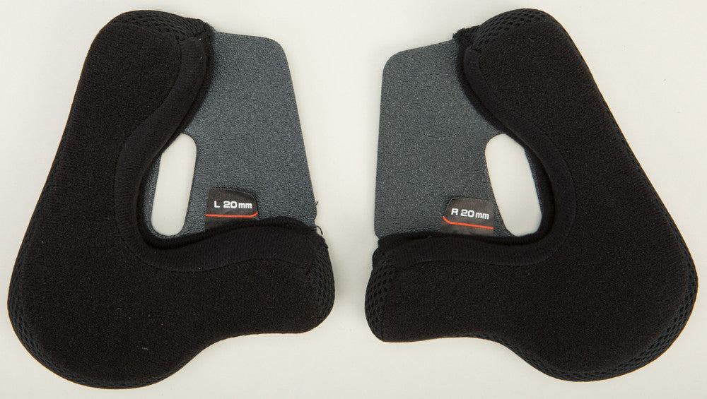 GMAX Cheek Pads 20mm Yl Stock Gm-46.2y G046103