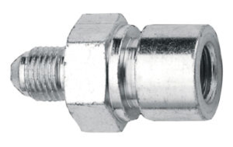 Fragola -3AN x 3/8-24 I.F. Tubing Adapter - Steel 650201