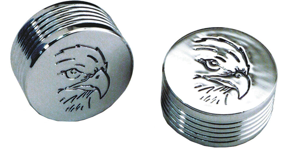 CY-CHROME Bolt Cover M6 Eagle Button Head 4/Pk MCS046