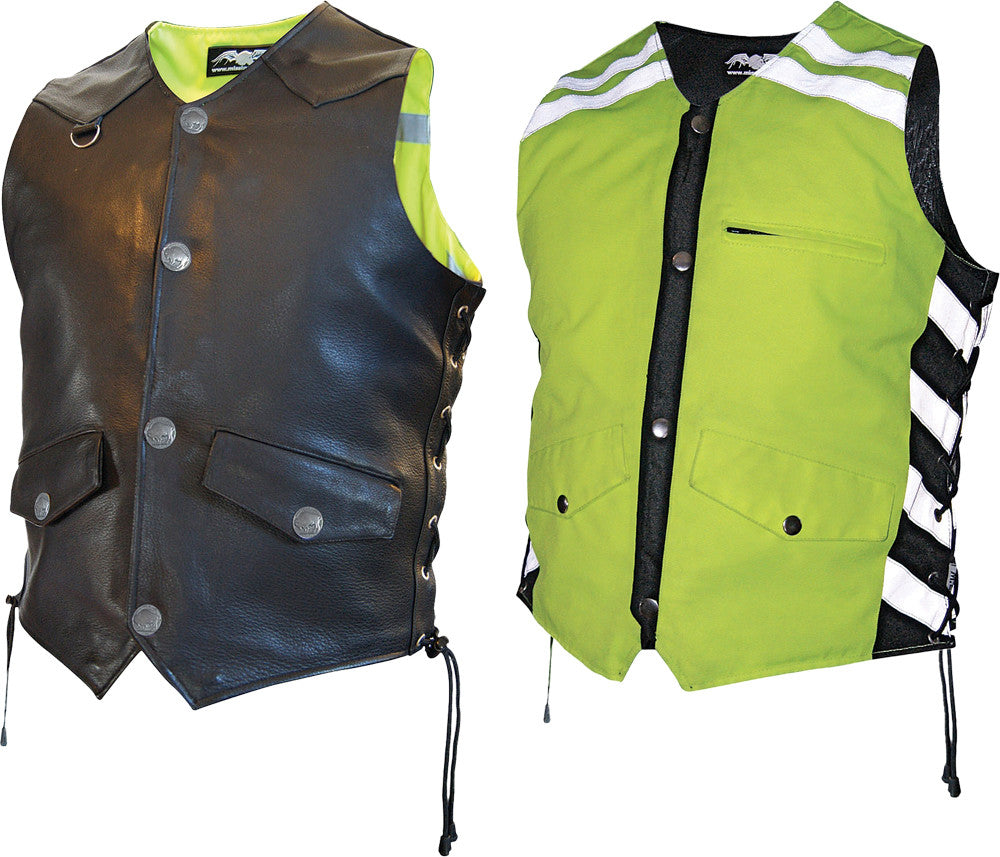 MISSING LINKD.O.C. Reversible Safety Vest Black/Hi-Viz Mens XG2RVMGX