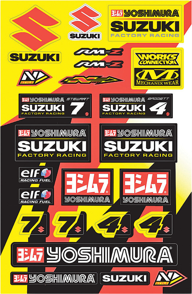 N-STYLEYoshimura Suzuki Universal Decal Kit V1N30-1056