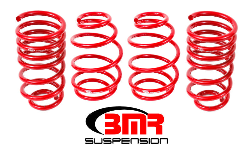 BMR 10-15 5th Gen Camaro V8 Lowering Spring Kit (Set Of 4) - Red SP022R