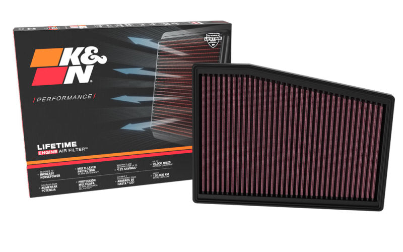 K&N 22-23 Cadillac CT5 V8-6.4L Replacement Air Filter 33-5128