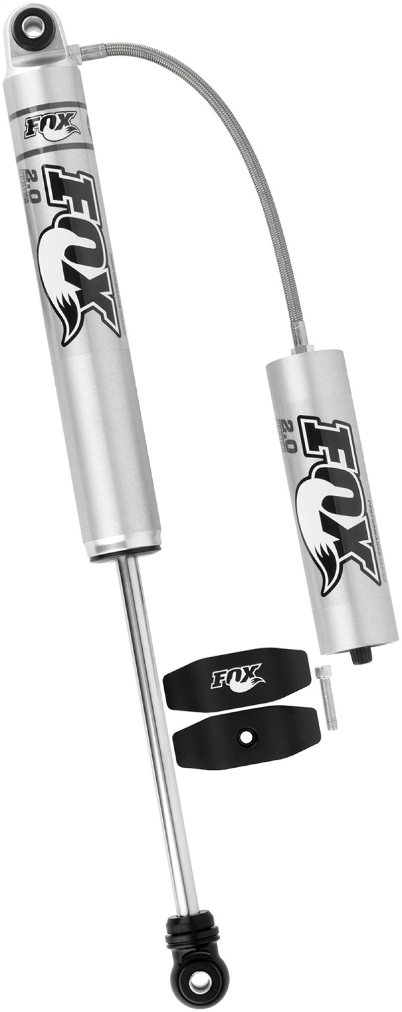 Fox 2.0 Performance Series 10.1in. Smooth Body R/R Shock Aluminum / Std Travel / Eyelet Ends - Black 985-24-052
