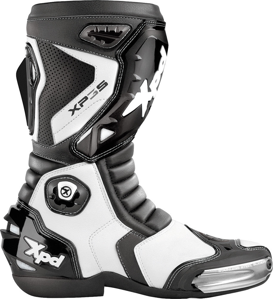 SPIDI Xp3-S Boots Black/White E44/Us10 S55-011-44