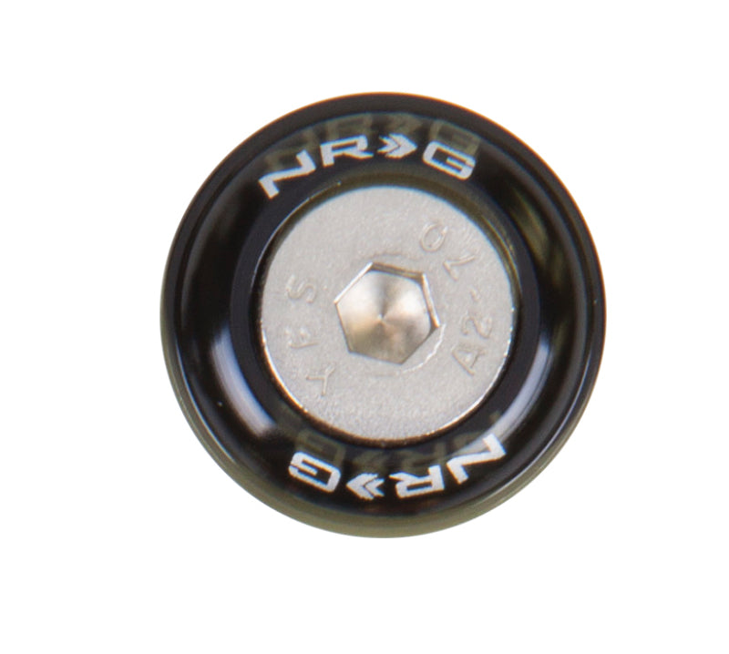 NRG Fender Washer Kit w/Rivets For Metal (Black) - Set of 10 FW-110BK