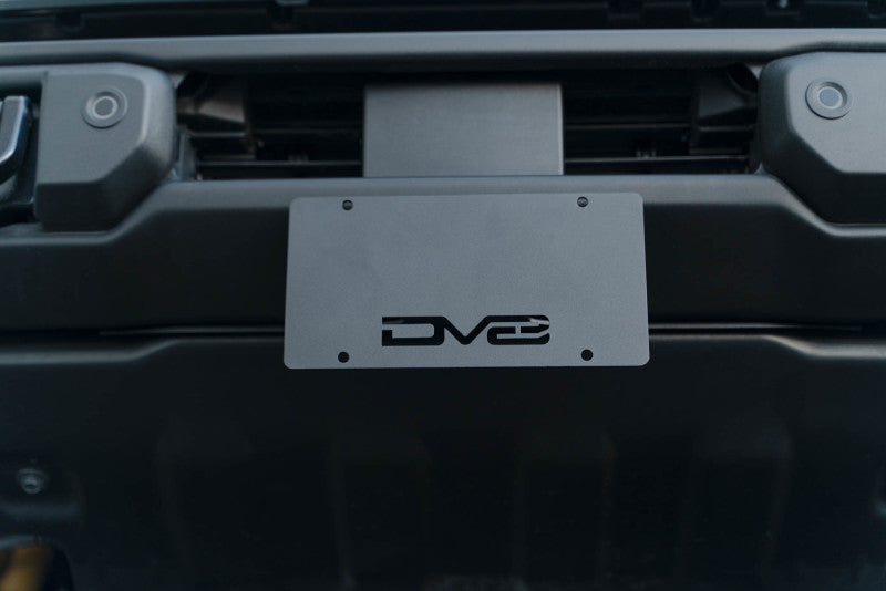 DV8 Offroad 21-23 Ford Bronco Capable Bumper Front License Plate Mount LPBR-04