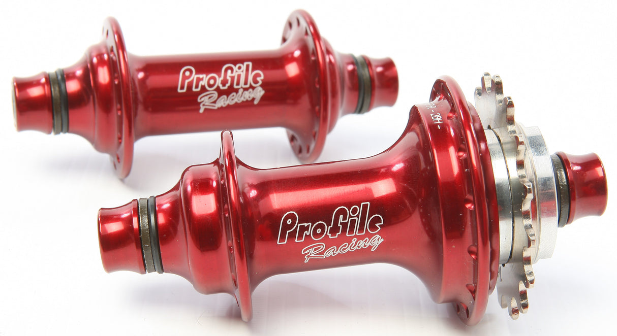 PROFILE Elite Hub Race Set Red 10mm 28h ELTCHS28RED