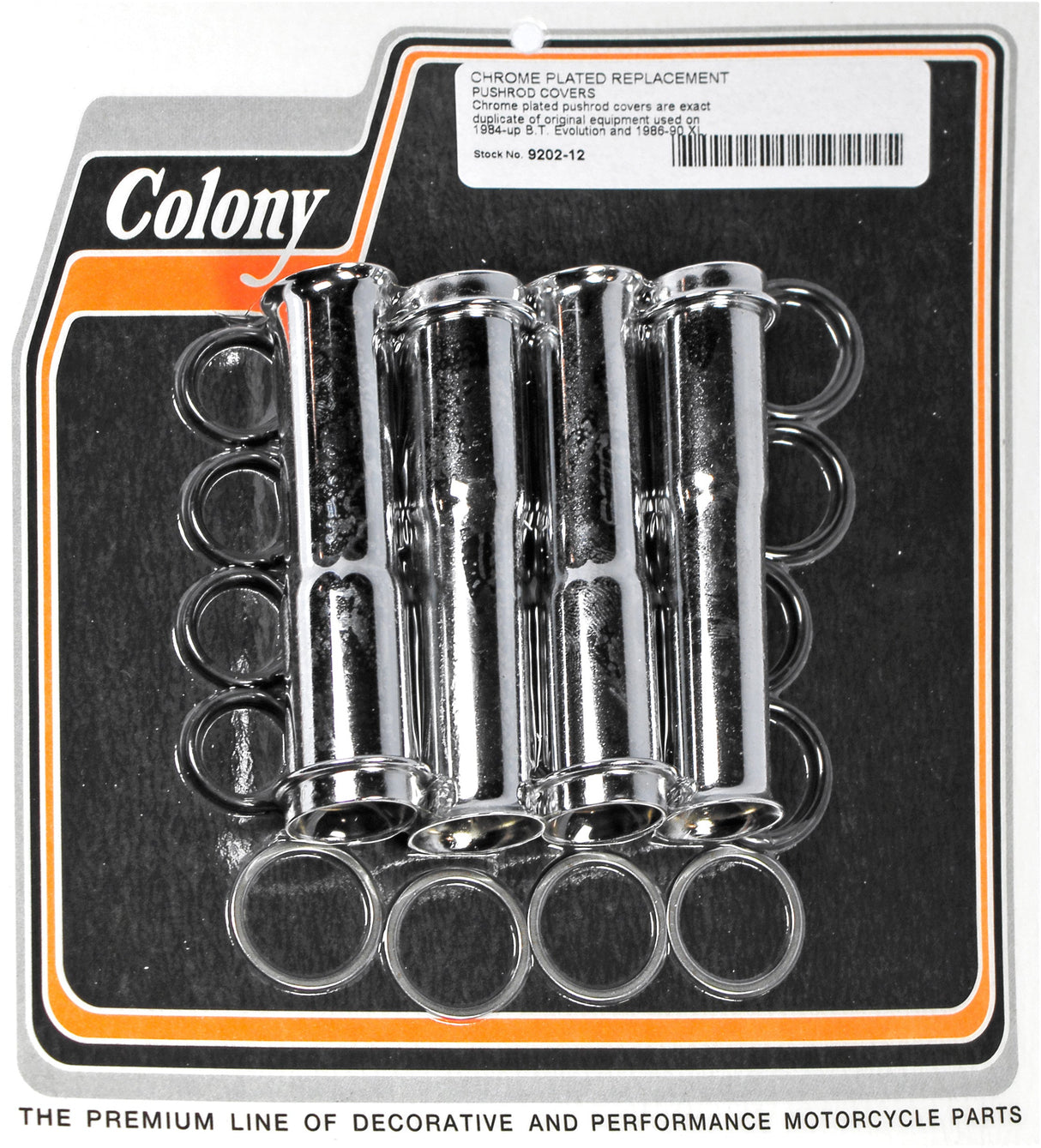 COLONY MACHINE Lower Pushrod Cover Kit Outer 84-99 Bt 86-90 Xl 9202-12