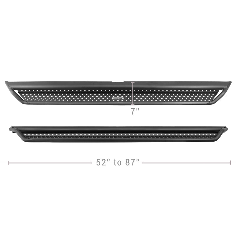 Go Rhino 2021+ Ford Bronco Dominator Extreme D1 Side Steps w/Brackets - Textured Black D14131T
