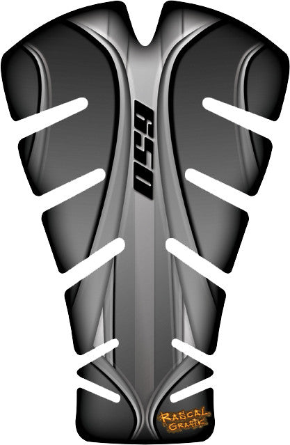RASCAL GRAFIK Tank Pad Kaw Ninja 650 Blk/Grey RA36640