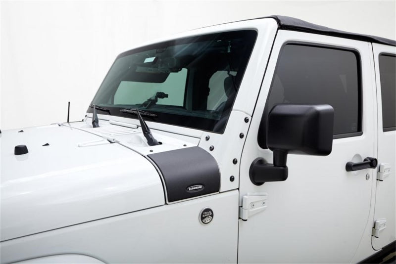 Bushwacker 07-18 Jeep Wrangler Trail Armor Cowl Cover - Black 14015