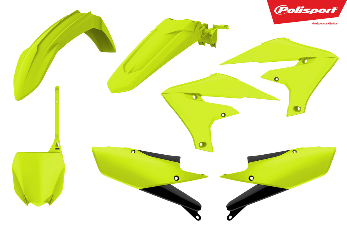 POLISPORT Plastic Body Kit Flo Yellow 90782