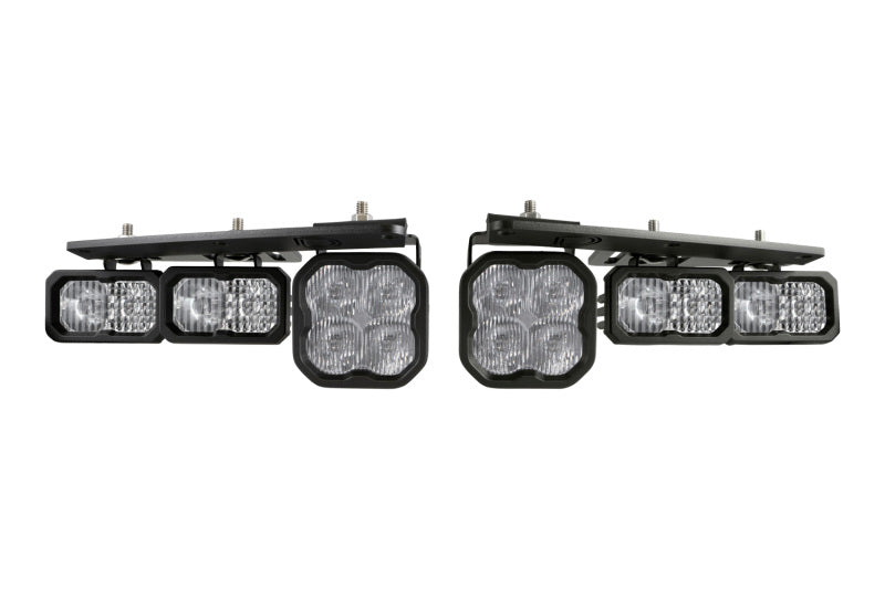 Diode Dynamics 21-Up Ford Bronco Stage Series Fog Pocket Kit - White Sport DD7178