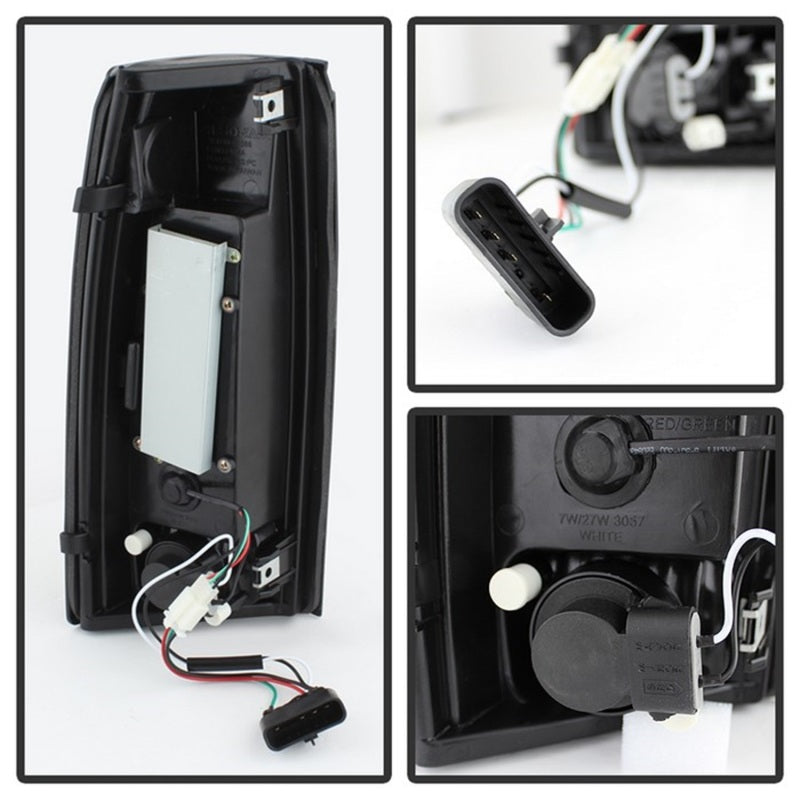 Spyder Chevy C/K Series 1500 88-98/GMC Sierra 88-98 LED Tail Lights Blk Smke ALT-YD-CCK88-LED-BSM 5077981