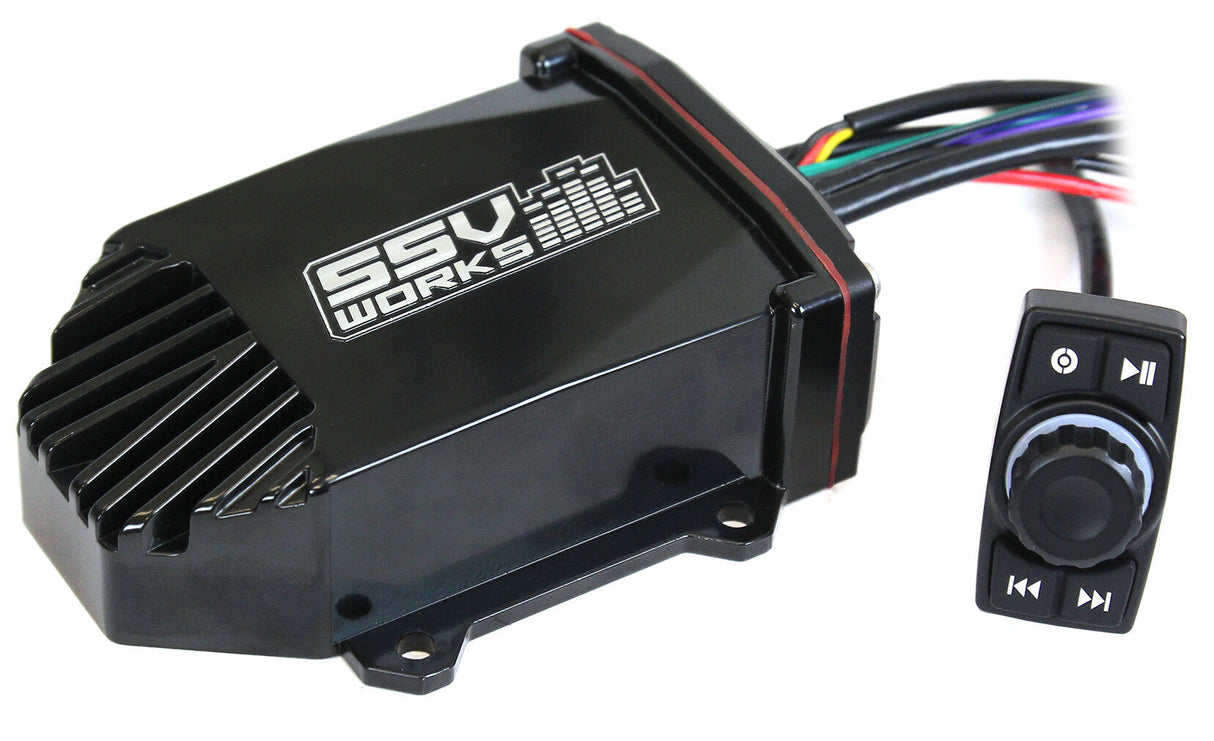 SSV WORKS Bluetooth Rocker Switch With Aux-Input 200-WP-MRB2R