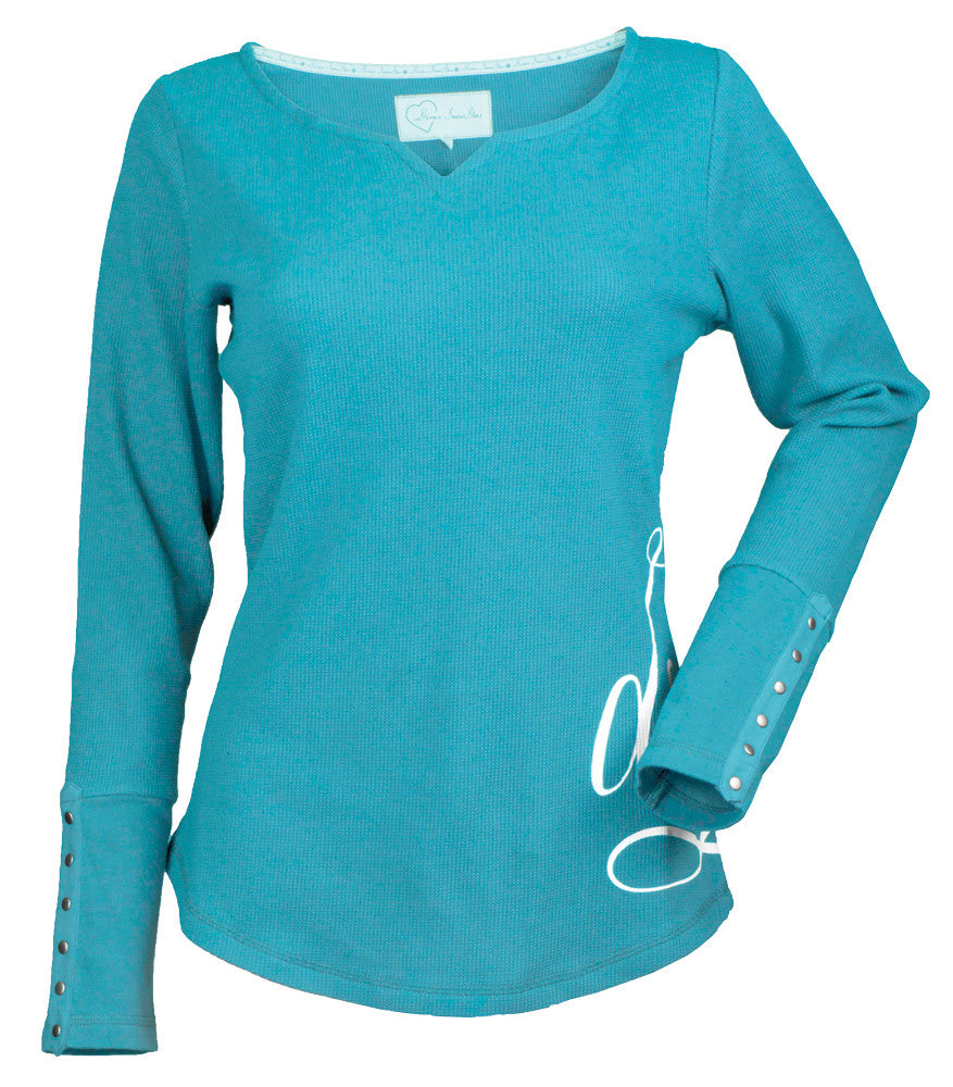DSG Long Sleeve Thermal Ocean Blue S 35516