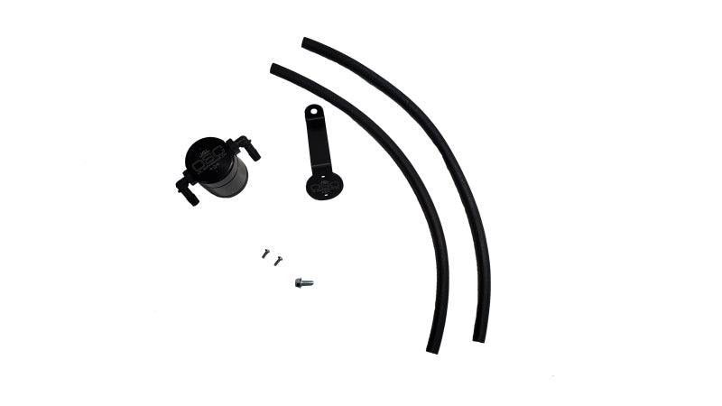 J&L 19-23 Ford/Lincoln SUV & Trucks w 2.0 EcoBoost Driver Side Oil Separator 3.0 - Black Ano 3044D-B