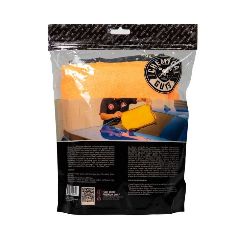 Chemical Guys Miracle Dryer Microfiber Towel - 36in x 25in MIC721