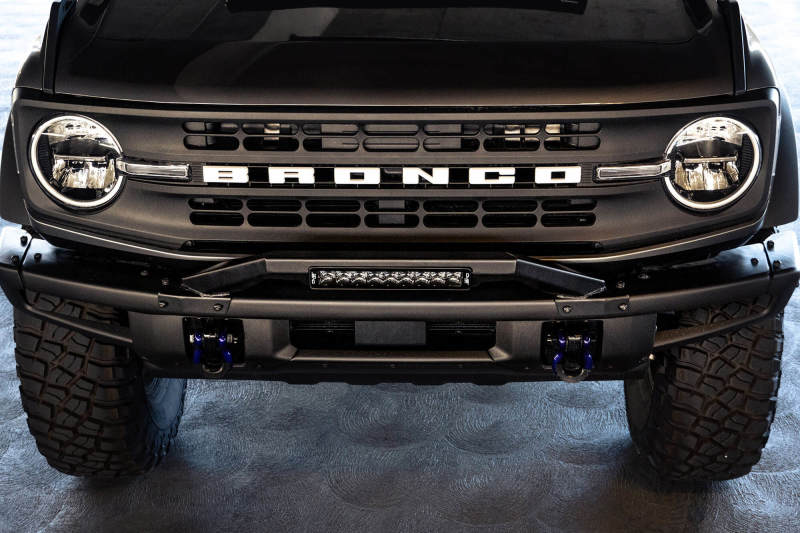 DV8 Offroad 21-22 Ford Bronco Factory Modular Front Bumper Bull Bar LBBR-04