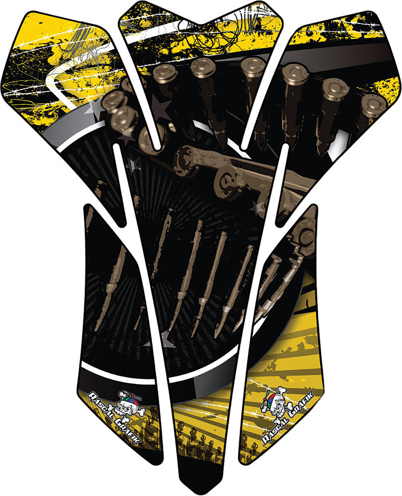 RASCAL GRAFIK Tank Pad (Lock N Load Yellow) RA39378
