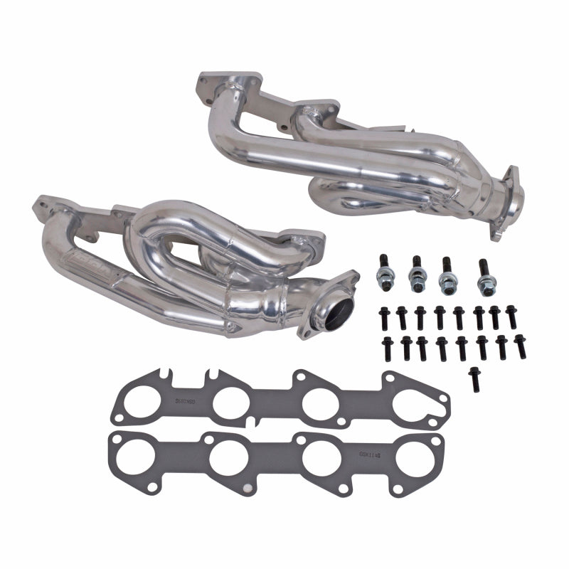 BBK 04-08 Dodge Ram 5.7 Hemi Shorty Tuned Length Exhaust Headers - 1-3/4 Silver Ceramic 40090