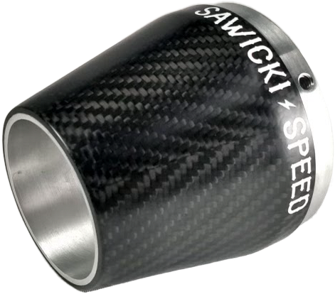 SAWICKI Repl End Cap True Carbon Fiber 930-01904