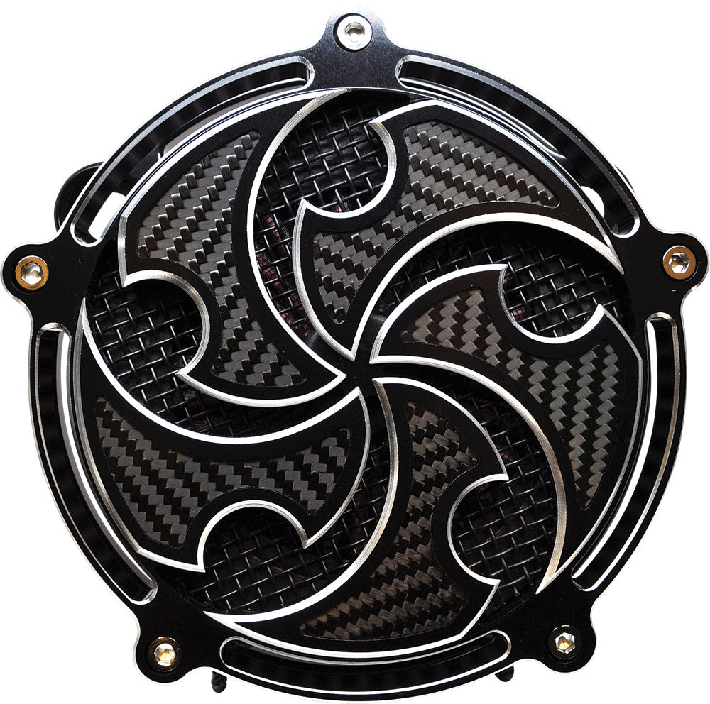 PREC. BILLET Air Cleaner Assassin (Black) ASN-210-3H-BLK