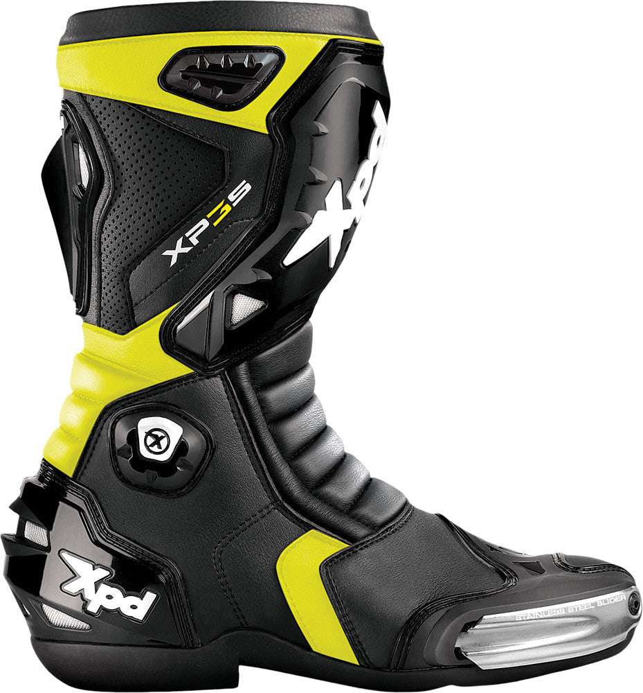 SPIDI Xp3-S Boots Flo. Yellow E44/Us10 S55-486-44