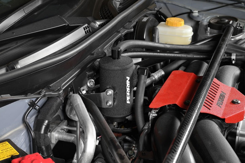 Perrin 22-23 Toyota GR86 / 13-16 Scion FR-S / 13-23 Subaru BRZ Air Oil Separator - Black PSP-ENG-612BK