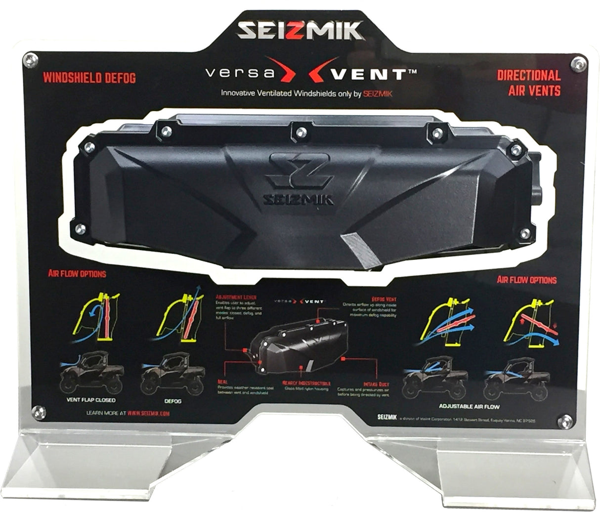 SEIZMIK Seizmik Versa Vent Display 90072
