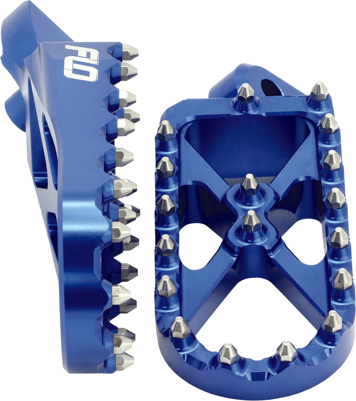 FLO MOTORSPORTS Adventure/Snow Footpeg Blue SPEG-793BLU