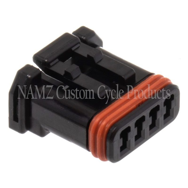 NAMZ JAE MX-1900 4-Position Female Black Socket Housing (HD 72908-11) NJ-4S51