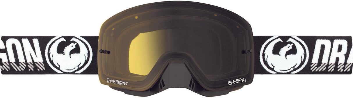 DRAGON Nfxs Goggle Step Grey W/Transistion Yellow Lens 265616438555