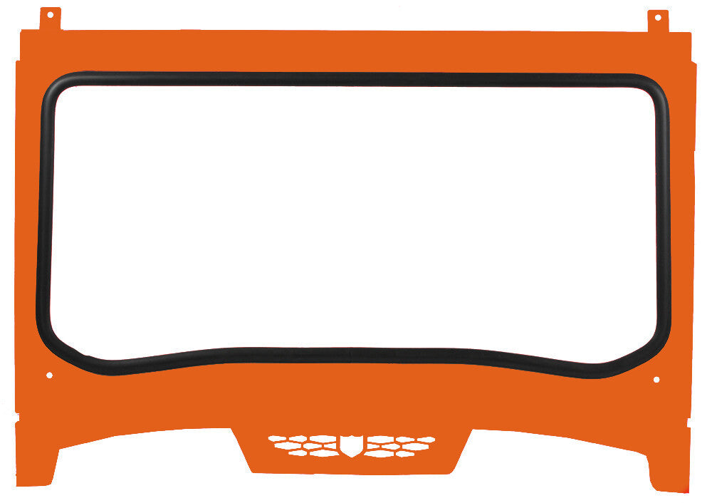 PRO ARMOR Asylum Front Windshield W/Pckt Orange Madness P188W462OM