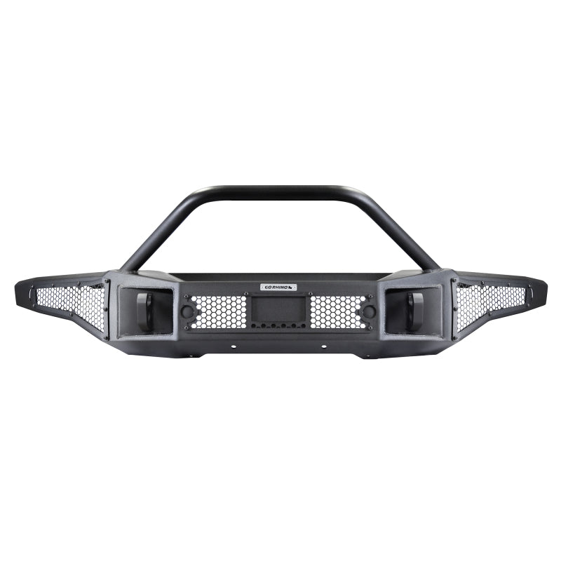 Go Rhino 21-24 Ford Bronco (2 and 4 Door) Rockline Full Width Bumper w/ Overrider Bar 331401T
