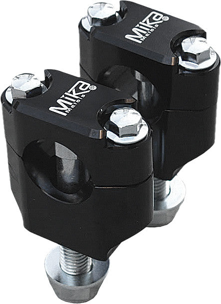 MIKA METALSBar Clamps Rubber Mounted 1-1/8" BlkBLACK MK-BL-118