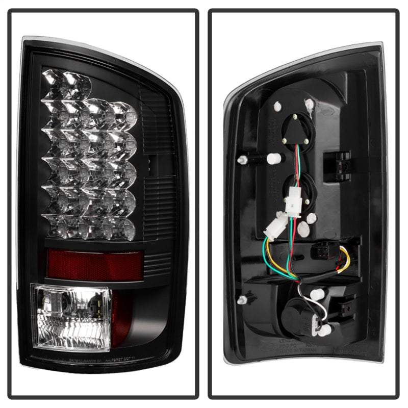 Spyder Dodge Ram 02-06 1500/Ram 2500/3500 03-06 LED Tail Light Black ALT-YD-DRAM02-LED-BK 5002556