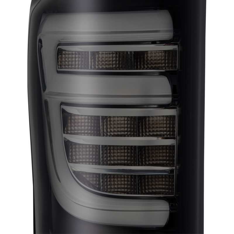AlphaRex 15-17 Ford F-150 (Excl Models w/Blind Spot Sensor) PRO-Series LED Tail Lights Jet Black 652010
