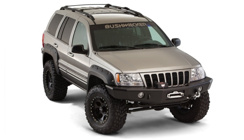Bushwacker 99-04 Jeep Grand Cherokee Cutout Style Flares 4pc - Black 10926-07