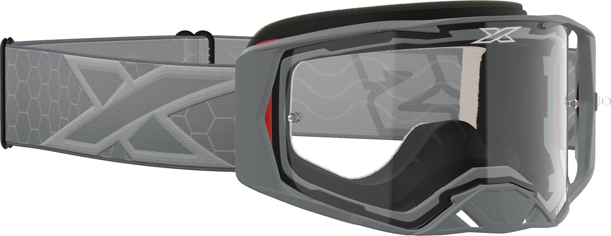 EKS BRAND Lucid Goggle Stealth Grey W/Clear Lens 067-11045