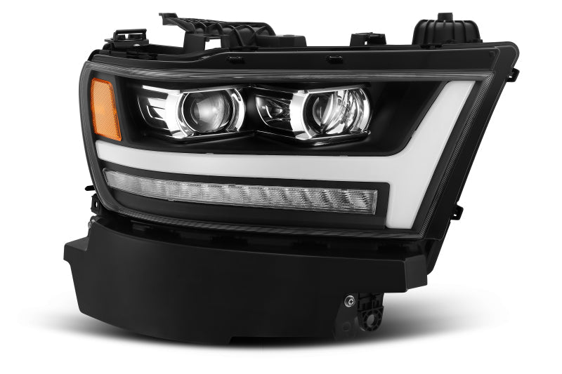 AlphaRex 19-20 Ram 1500HD PRO-Series Proj Headlight Plnk Style Blk w/Activ Light/Seq Signal/Plnk DRL 880515