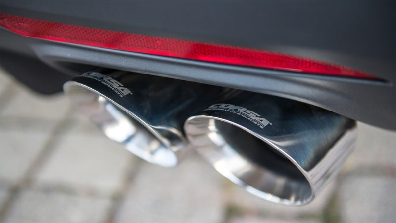 Corsa 15-16 Ford Mustang GT 5.0 3in Cat Back Exhaust Polish Quad Tips (Sport) 14337